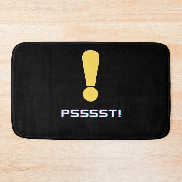 Item preview, Psssst! (Exclamation) designed and sold by RockNRole.