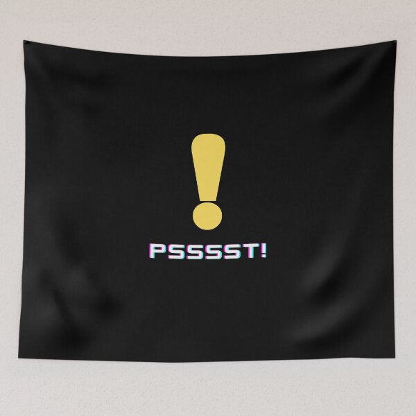 Item preview, Psssst! (Exclamation) designed and sold by RockNRole.