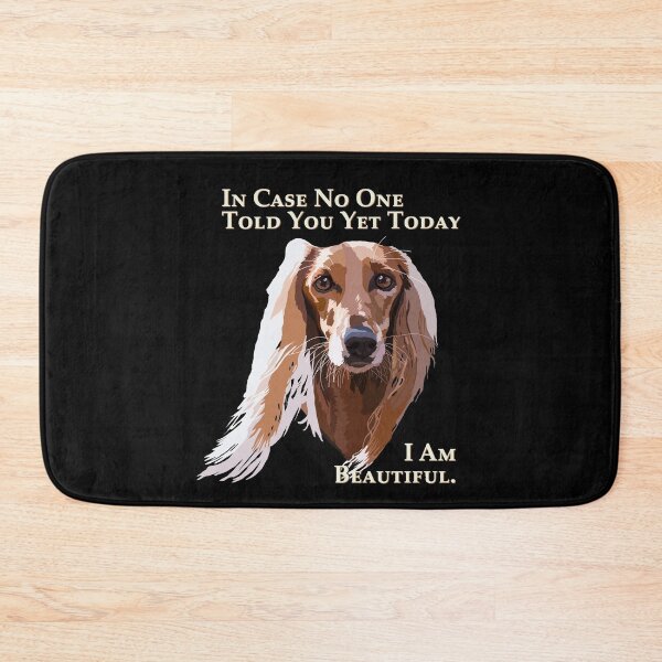 Item preview, In Case No One Told You Yet Today, I Am Beautiful (Afghan Hound) designed and sold by WennsdaysChild.