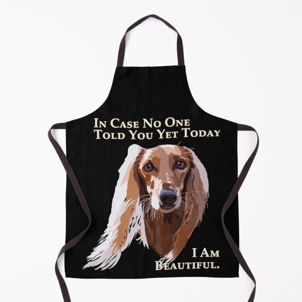 Item preview, In Case No One Told You Yet Today, I Am Beautiful (Afghan Hound) designed and sold by WennsdaysChild.