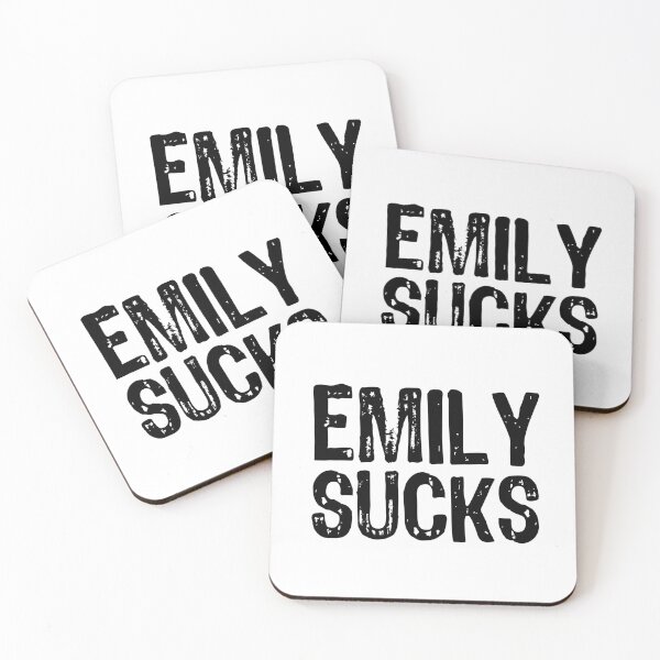 Item preview, Emily Sucks designed and sold by The "I Love Everything" Shop.