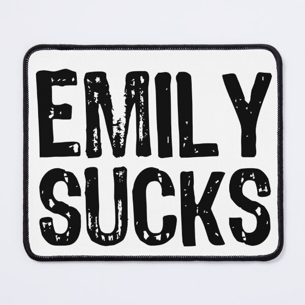 Item preview, Emily Sucks designed and sold by The "I Love Everything" Shop.