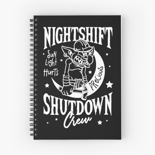 Item preview, NIGHTSHIFT SHUTDOWN CREW designed and sold by ScaffoldMob.