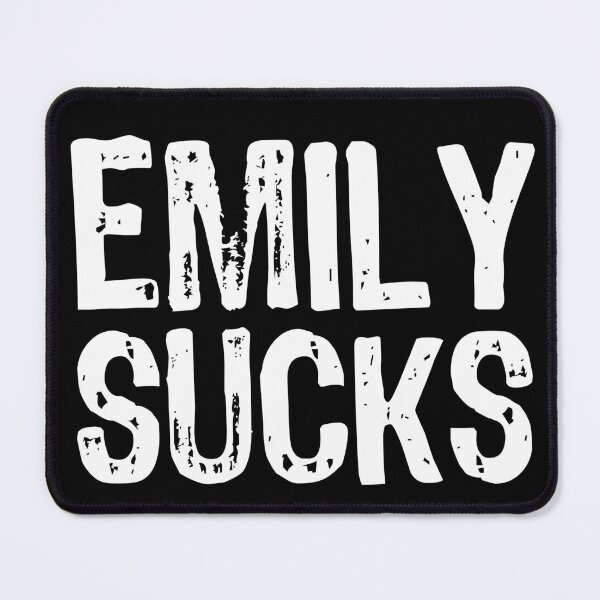 Item preview, Emily Sucks designed and sold by The "I Love Everything" Shop.