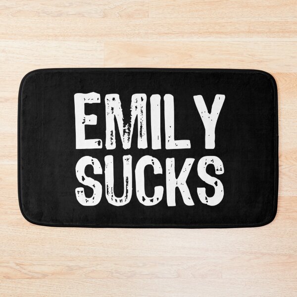Item preview, Emily Sucks designed and sold by The "I Love Everything" Shop.