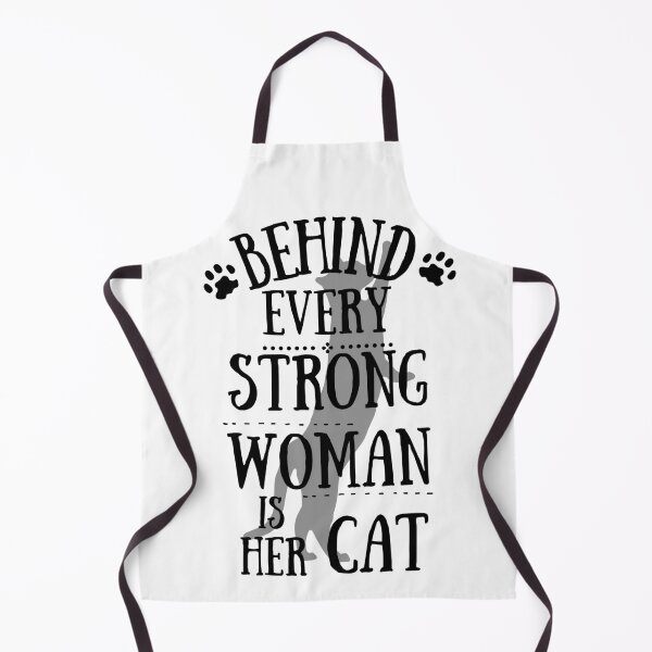 Item preview, behind every strong woman is her cat designed and sold by reka88.