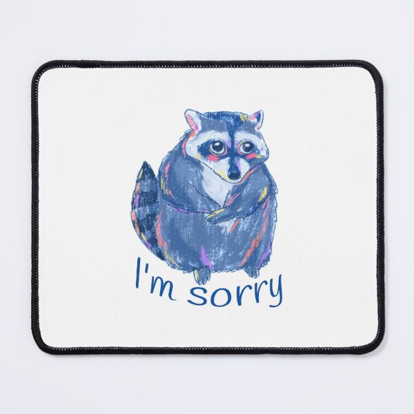 Item preview, Little racoon is sorry designed and sold by Mayarart.