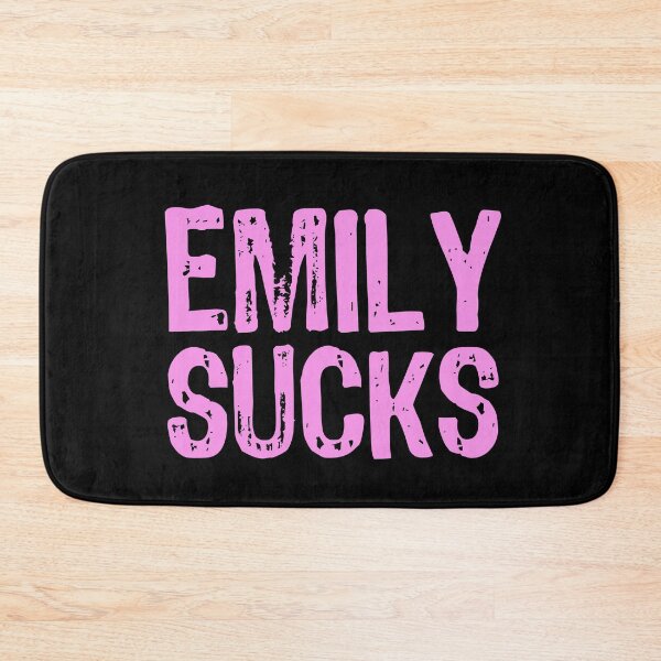 Item preview, Emily Sucks designed and sold by The "I Love Everything" Shop.