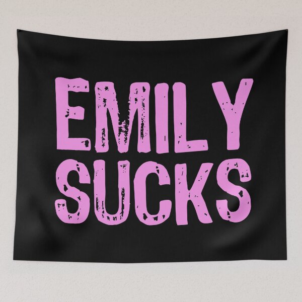 Item preview, Emily Sucks designed and sold by The "I Love Everything" Shop.