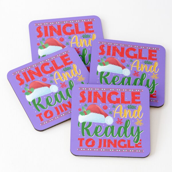Item preview, SINGLE AND READY TO JINGLE Christmas  designed and sold by Linenist.