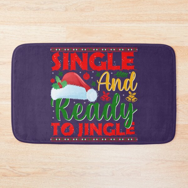 Item preview, SINGLE AND READY TO JINGLE Christmas  designed and sold by Linenist.