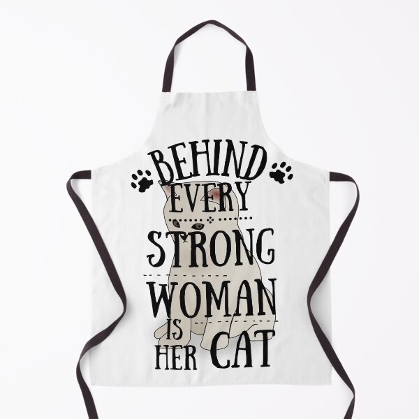 Item preview, behind every strong woman is her cat designed and sold by reka88.