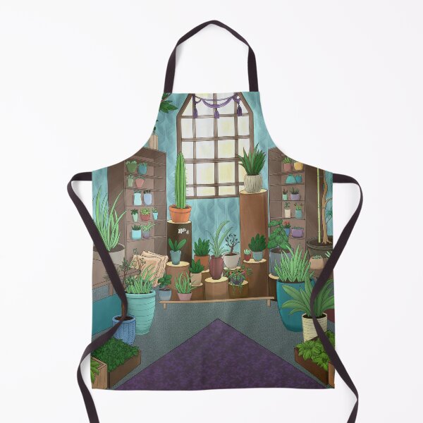 Item preview, Calming Plants in a Flower Shop designed and sold by TeshiasCanvas.