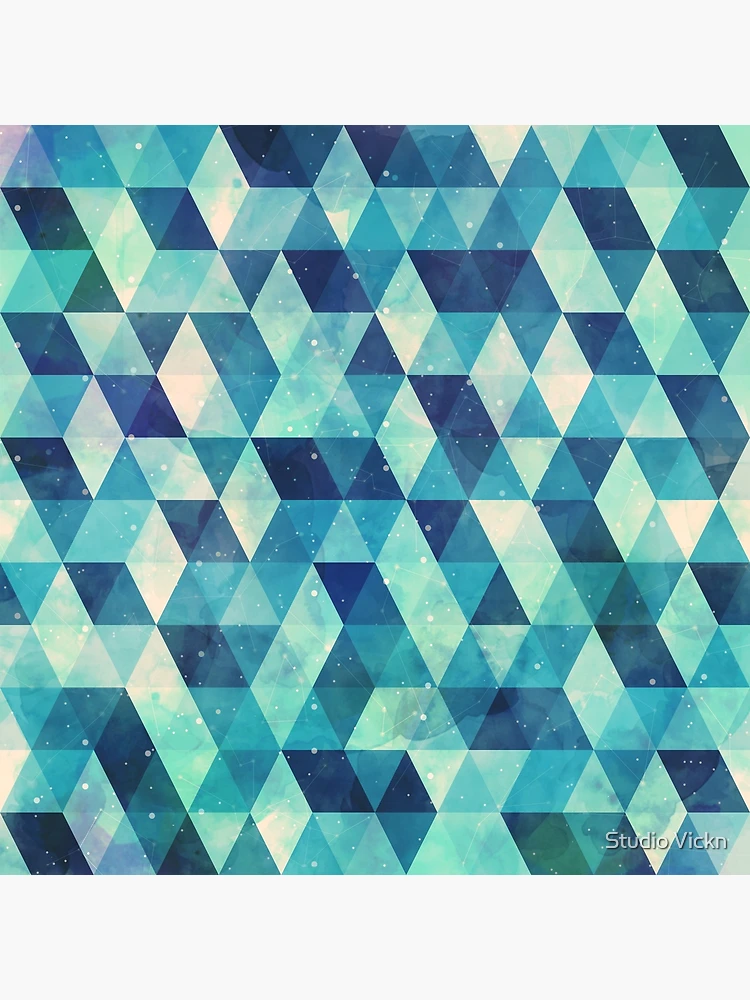 Thumbnail 3 of 3, Poster, Triangles Pattern designed and sold by Studio Vickn.