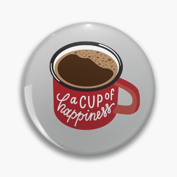 Artikelvorschau, Kaffeehand, die eine Tasse Glück beschriftet entworfen und verkauft von Darina Gulbina.