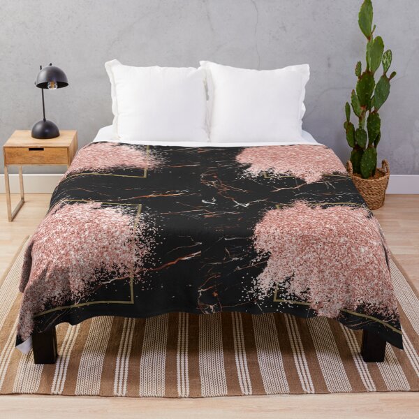 Item preview, Black Marble & Pink Geometric Art designed and sold by newburyboutique.