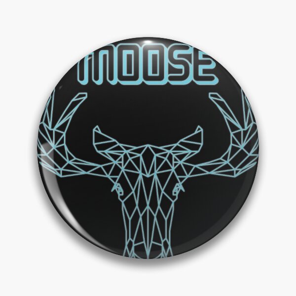Item preview, geometric moose designed and sold by capotees.