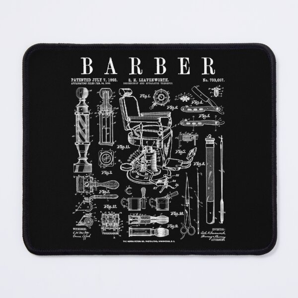 Artikelvorschau, Friseur Friseur Friseur Barbershop Vintage Patent entworfen und verkauft von GrandeDuc.