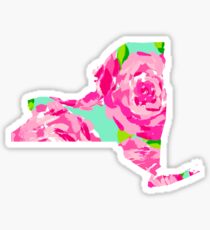 New York State - Lilly Roses Inspired Sticker