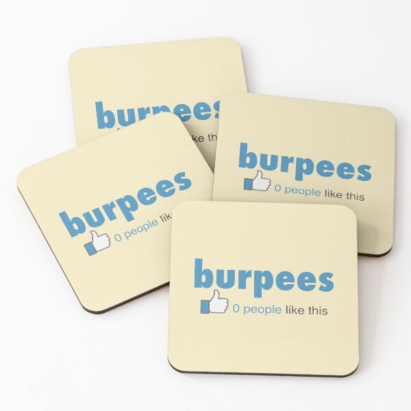 Item preview, Burpees - Funny Gifts For Fitness Lovers - Crossfit - HIIT designed and sold by Sugar-Magnolia.