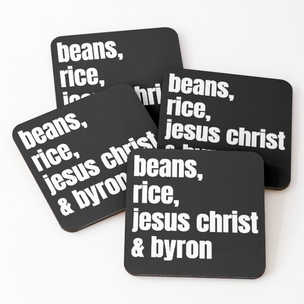 Item preview, Joe Byron | Beans Rice Jesus Christ and Byron designed and sold by GoldenTicketer.
