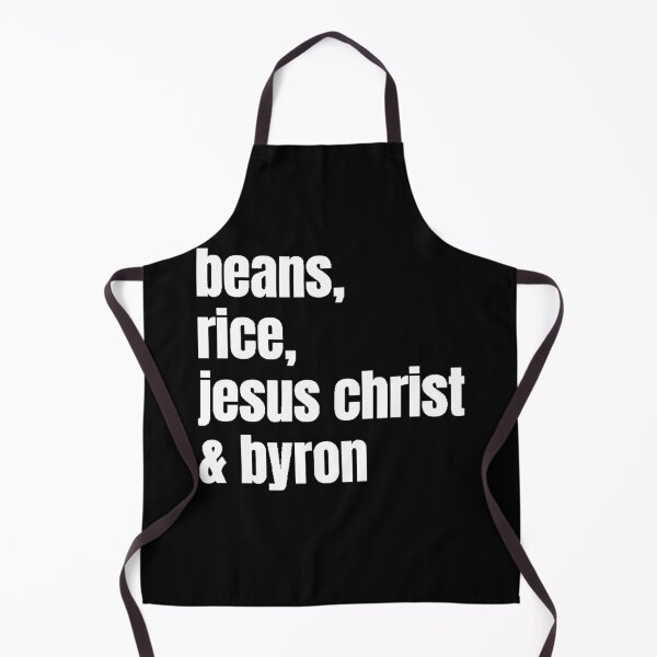Artikelvorschau, Joe Byron | Bohnenreis Jesus Christus und Byron entworfen und verkauft von GoldenTicketer.
