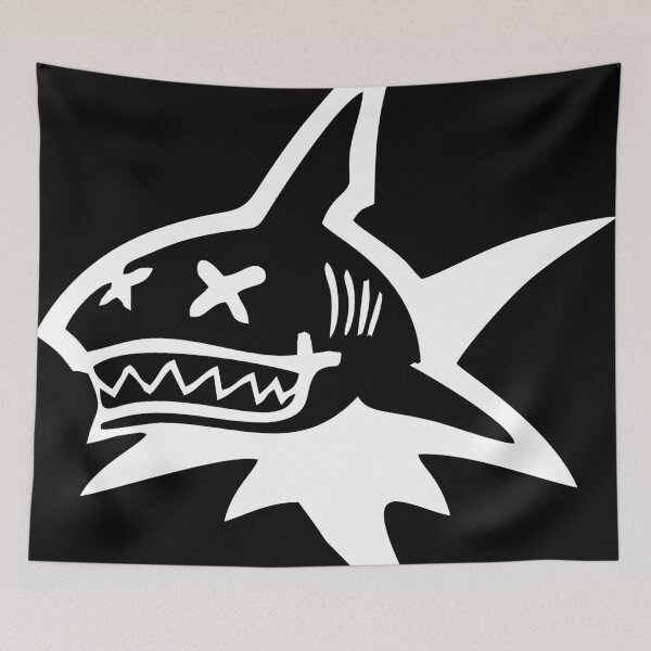 Item preview, White Shark Cartoon white. designed and sold by Pablo Isaac.