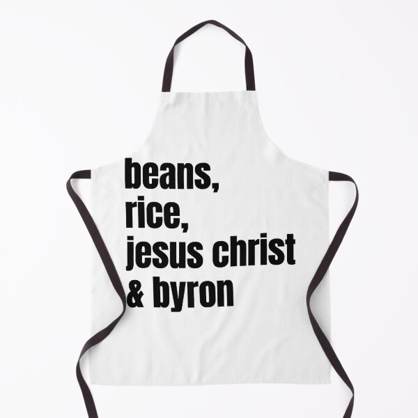 Artikelvorschau, Joe Byron | Bohnenreis Jesus Christus und Byron entworfen und verkauft von GoldenTicketer.