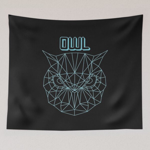 Item preview, geometric owl designed and sold by capotees.