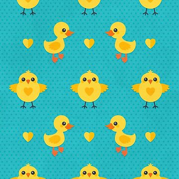 Artwork thumbnail, Chicks and Ducklings by Daisy Beatrice