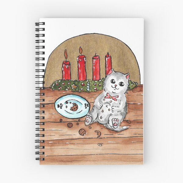 Item preview, Cute Christmas Cat designed and sold by artbydanny.