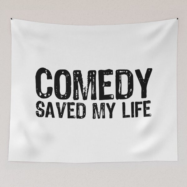Item preview, Comedy Saved My Life designed and sold by The "I Love Everything" Shop.