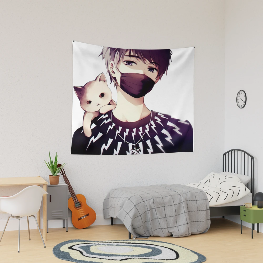 Cute anime boy Metal Print for Sale by Da1vyShop