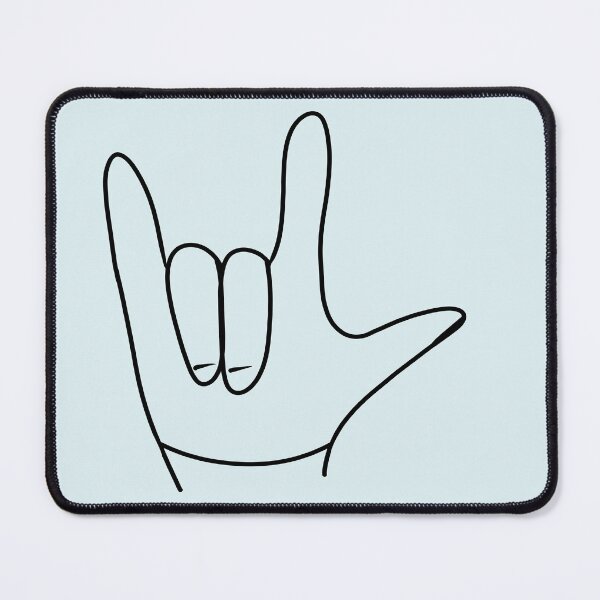 Item preview, Asl i love you minimalist designed and sold by CreativeKari.