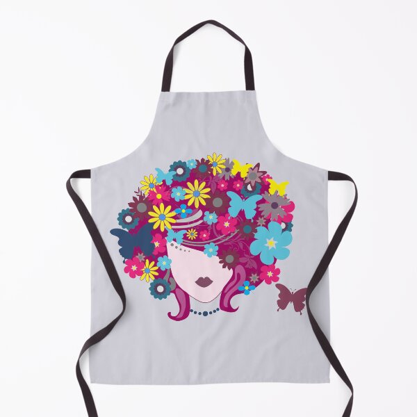 Item preview, Flowery-haired girl designed and sold by RafaelLima7.