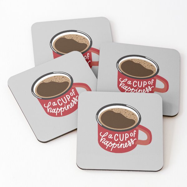 Item preview, Coffee hand lettering a cup of happiness designed and sold by Darina Gulbina.