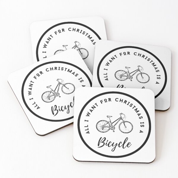 Item preview, all i want for christmas is a bicycle gift designed and sold by salahnewdesign.