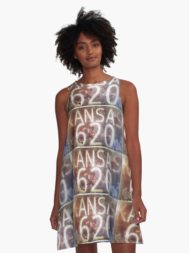 Thumbnail 1 of 4, A-Line Dress, Kansas 620 R & B designed and sold by kinkatstyle.