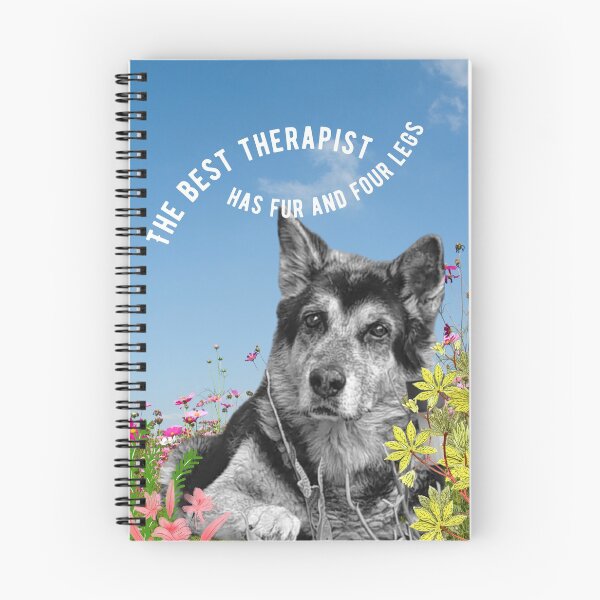 Artikelvorschau, Hund, Hundetherapie, Timberwolf entworfen und verkauft von KraftsbyDesign.