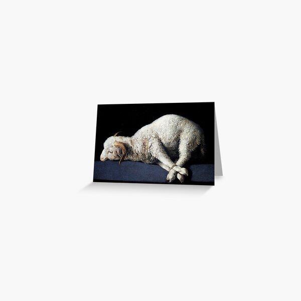Item preview, Lamb of God [Agnus Dei], by Francisco de Zurbaran designed and sold by ForgottenGarden.