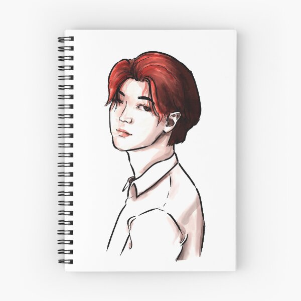 Item preview, handsome manga guy with flame red hair designed and sold by GLwithUs.
