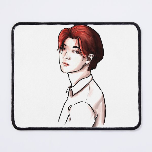 Item preview, handsome manga guy with flame red hair designed and sold by GLwithUs.