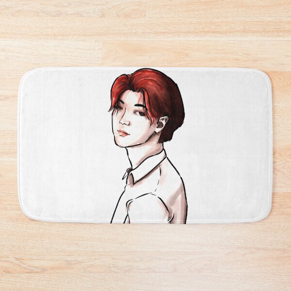 Item preview, handsome manga guy with flame red hair designed and sold by GLwithUs.