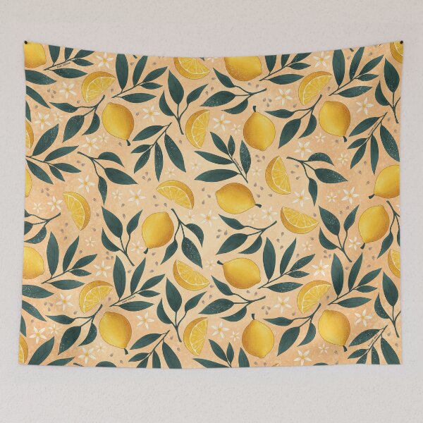 Item preview, Slightly bitter lemons on peach designed and sold by zoefdesign.