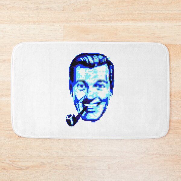 Item preview, Bob Dobbs Blue Pixel designed and sold by quothdesign.