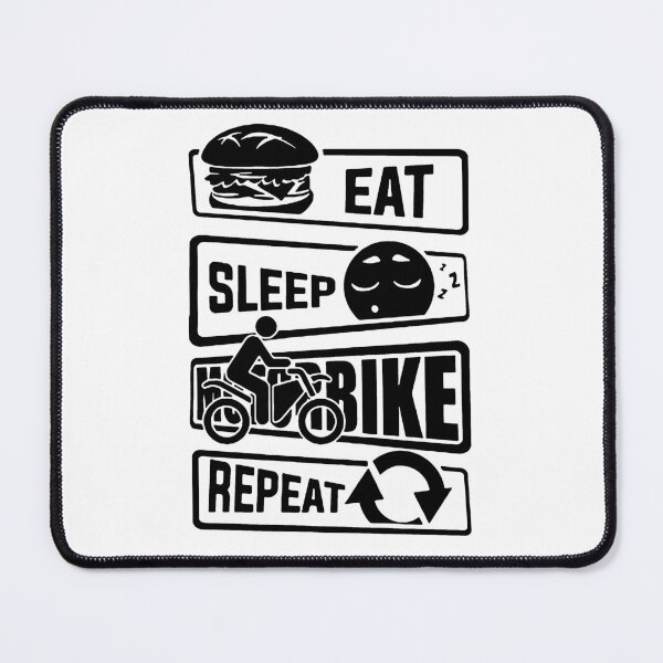 Item preview, Eat Sleep Bike Repeat Cycler Cool Bike Born to Ride Evolution of Mountain Bike  Love Bike Gift Premium Apparel Funny Holiday Xmas designed and sold by DesignByHeartUK.