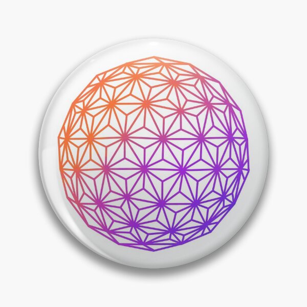 Item preview, Spaceship Earth Emblem (Purple) designed and sold by Tacopia.