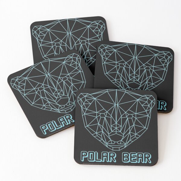 Item preview, geometric polar bear designed and sold by capotees.