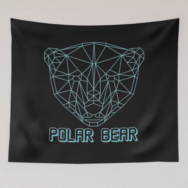 Item preview, geometric polar bear designed and sold by capotees.
