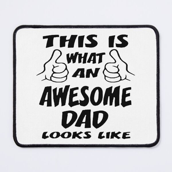 Item preview, This is what an awesome Dad looks like Art Design Happy Apparel Essential Inspiration Joy Mood Funny Cat designed and sold by DesignByHeartUK.